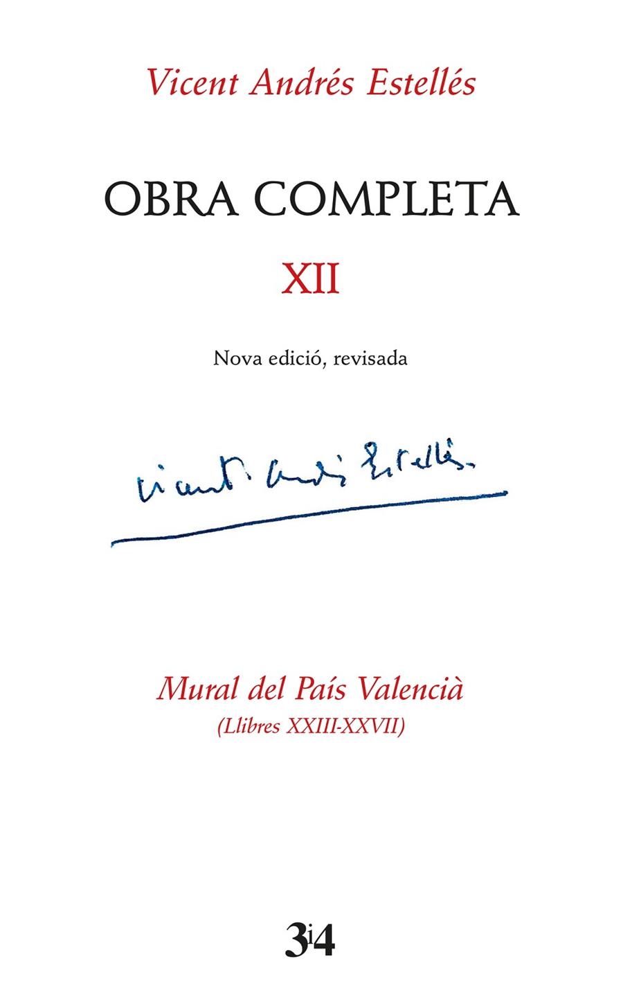 OBRA COMPLETA XII VICENT ANDRÉS ESTELLÉS | 9788417469894 | ESTELLÉS, VICENT ANDRÉS