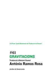 GRAVITACIONS | 9788497664158 | ANTONIO RAMOS ROSA