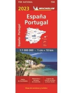 MAPA 734 ESPAÑA Y PORTUGAL 2024 | 9782067262645 | AA.VV.