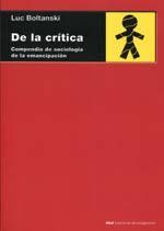 DE LA CRÍTICA | 9788446040149 | BOLTANSKI, LUC