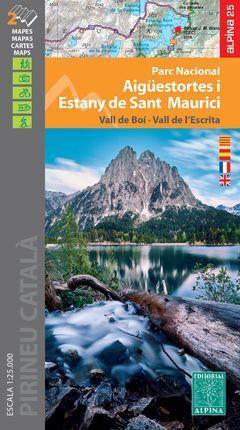 AIGUESTORTES I ESTANY DE SANT MAURICI 1:25.000 -ALPINA | 9788480909556