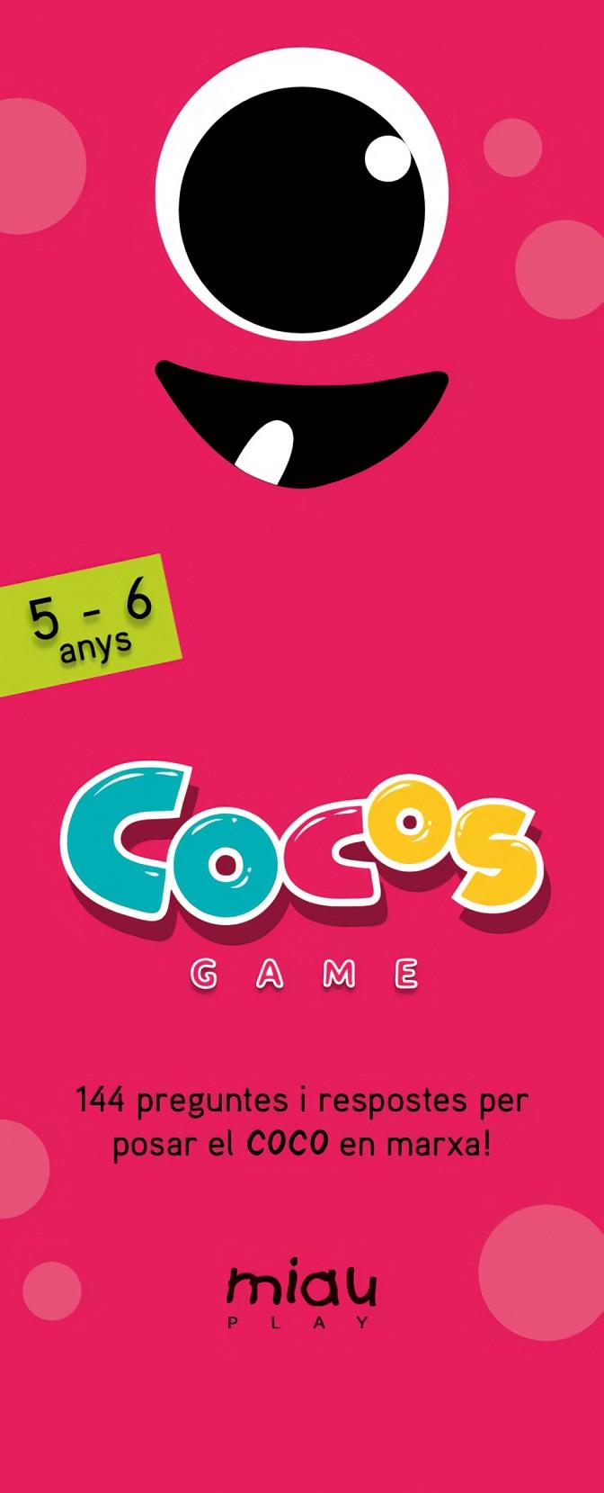 COCOS GAME 5-6 AÑOS | 9788416082261 | AA.VV.