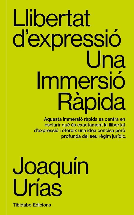 LLIBERTAT D'EXPRESSIÓ | 9788419683663 | URÍAS, JOAQUÍN