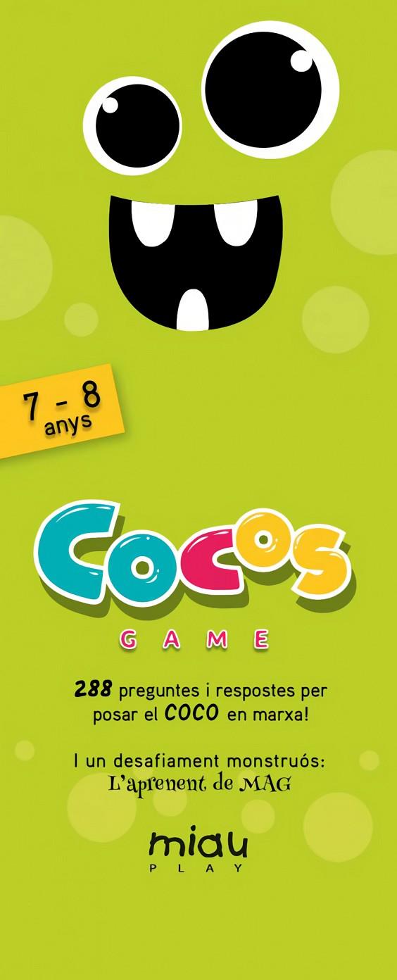 COCOS GAME 7-8 AÑOS | 9788416082285 | AA.VV.