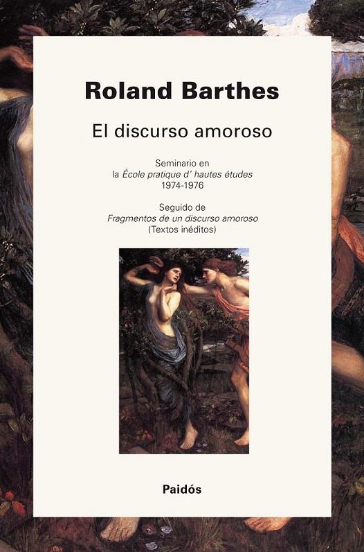 EL DISCURSO AMOROSO | 9788449324802 | ROLAND BARTHES