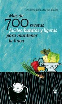 MAS DE 700 RECETAS FACILES ADELGAZAR | 9788498678420 | AUTORES , VARI0S