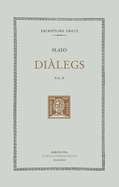 DIÀLEGS, VOL. X: LA REPÚBLICA (LLIBRES I-IV) | 9788472254404 | PLATÓ