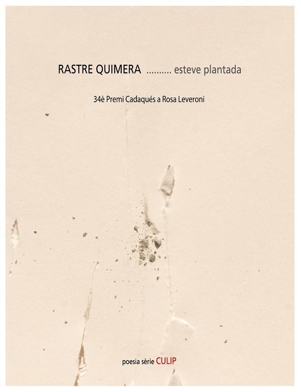 RASTRE QUIMERA | 9788481289664 | PLANTADA, ESTEVE