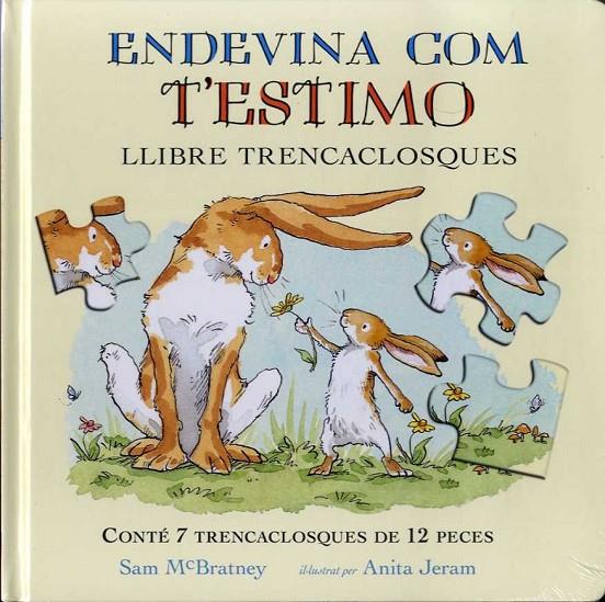 ENDEVINA COM T'ESTIMO LLIBRE TRENCACLOSQUES | 9788416126620 | MCBRATNEY, SAM