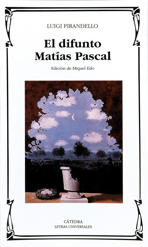 EL DIFUNTO MATÍAS PASCAL | 9788437616551 | PIRANDELLO, LUIGI