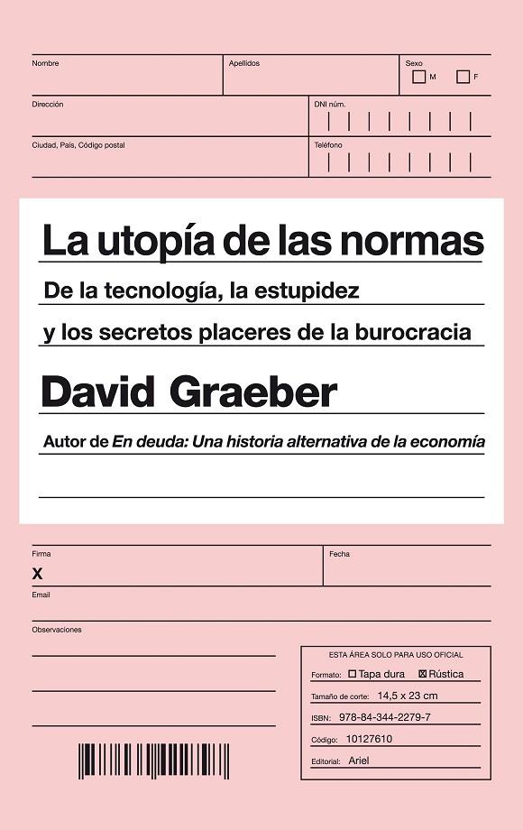 LA UTOPÍA DE LAS NORMAS | 9788434422797 | GRAEBER, DAVID